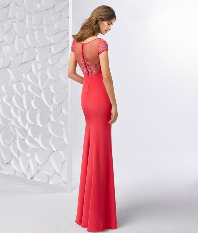 Odelette Cabestro Gasa Vestidos Con Falda En Cascada Trébol main image 1