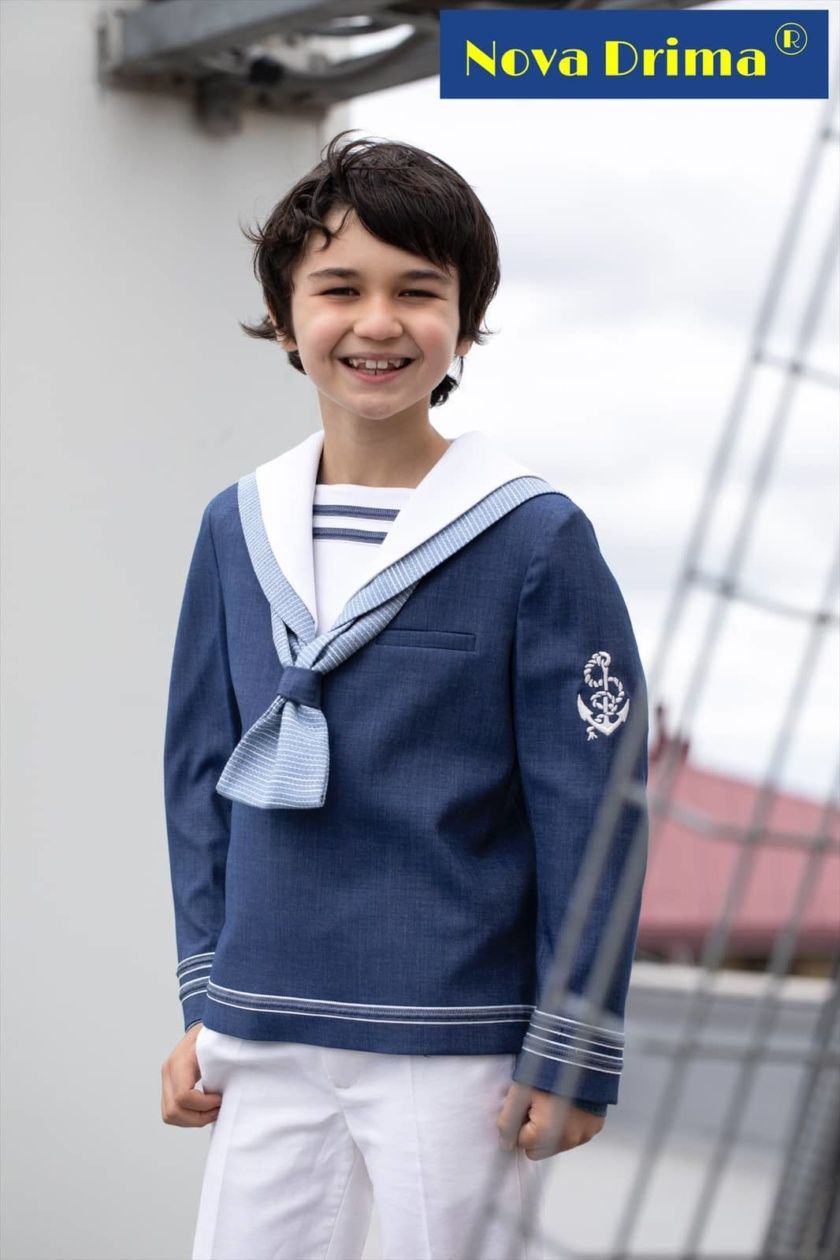 traje de comunion de marinero azul marino