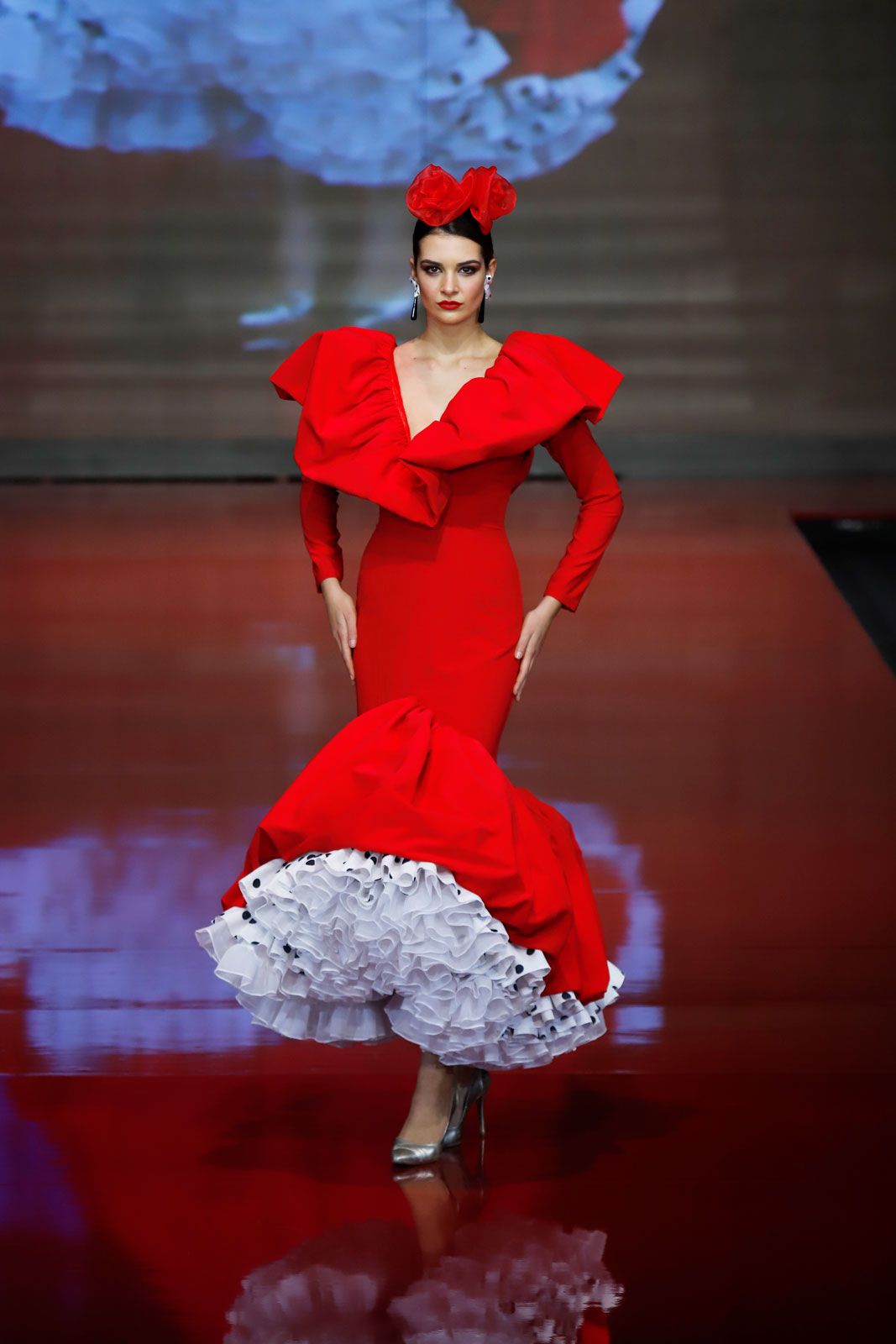 Vestido flamenca pasión rojo | Carmen Latorre