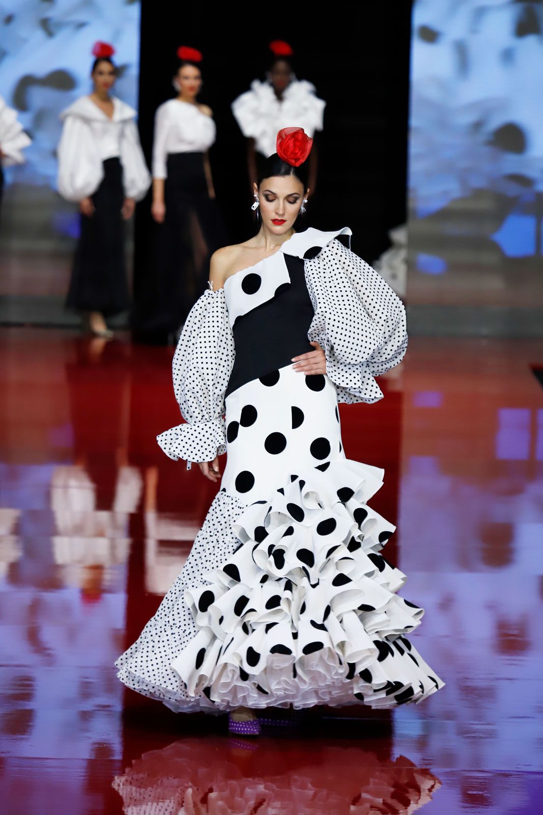 Vestido flamenca asimétrico | Carmen Latorre