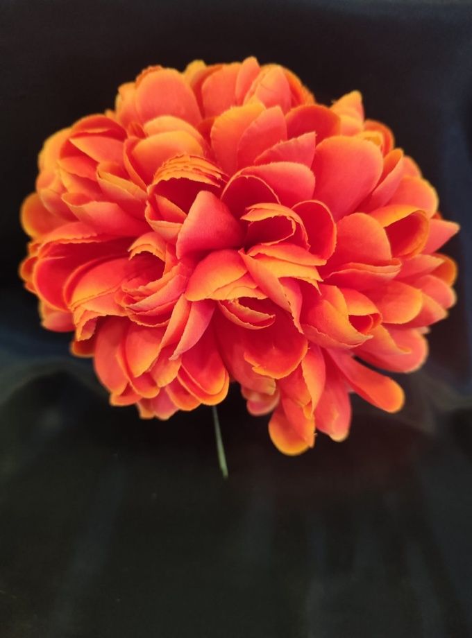 Flor mum naranja