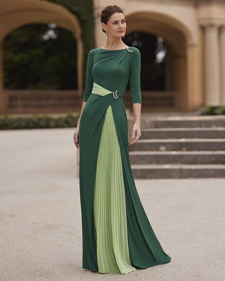 vestidos de invitada verdes
