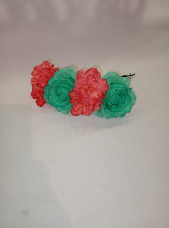 Corona de flores combinada niña