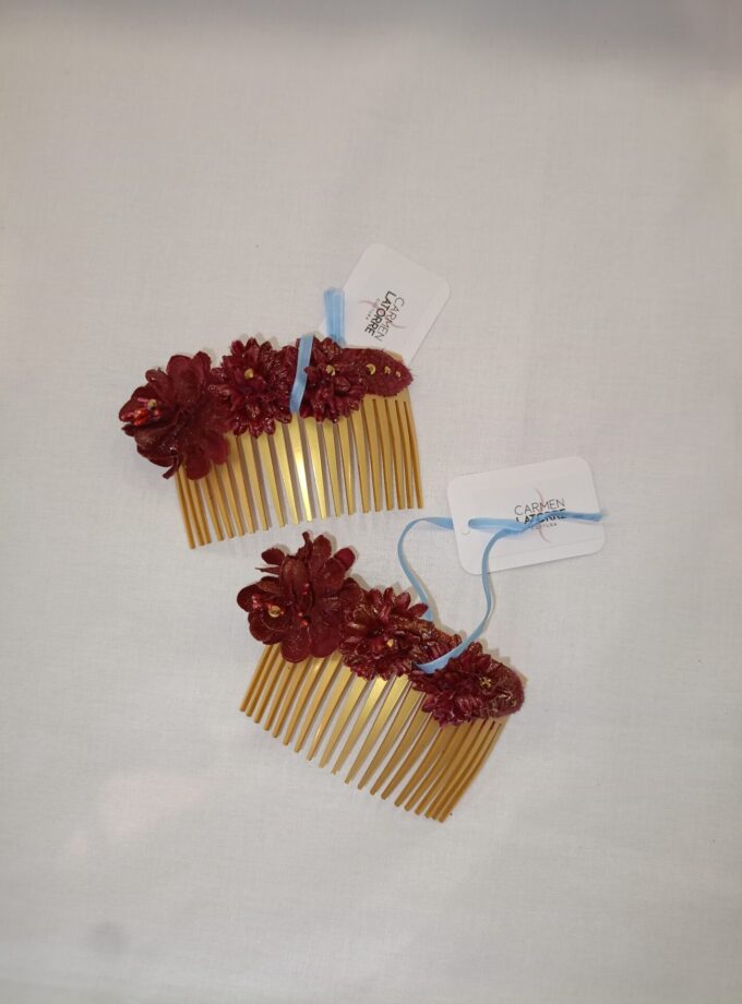 Pareja de peinas de flamenca