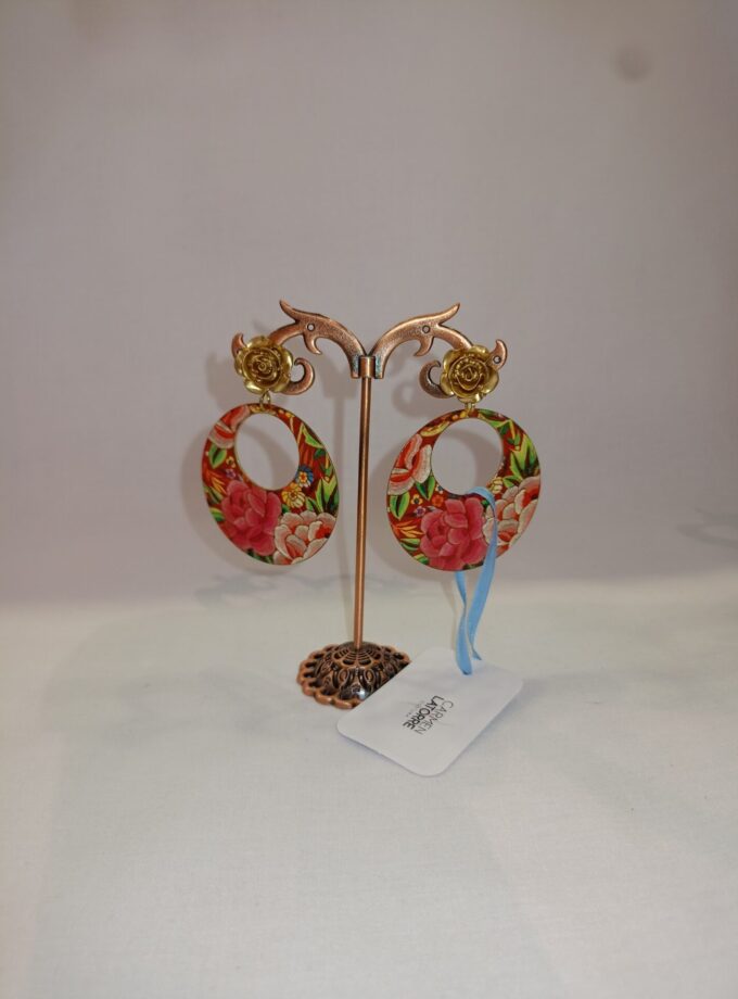 Pendientes medianos pureza multicolor