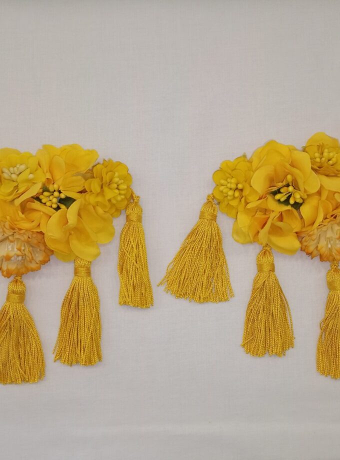 Hombreras de flamenca amarilla