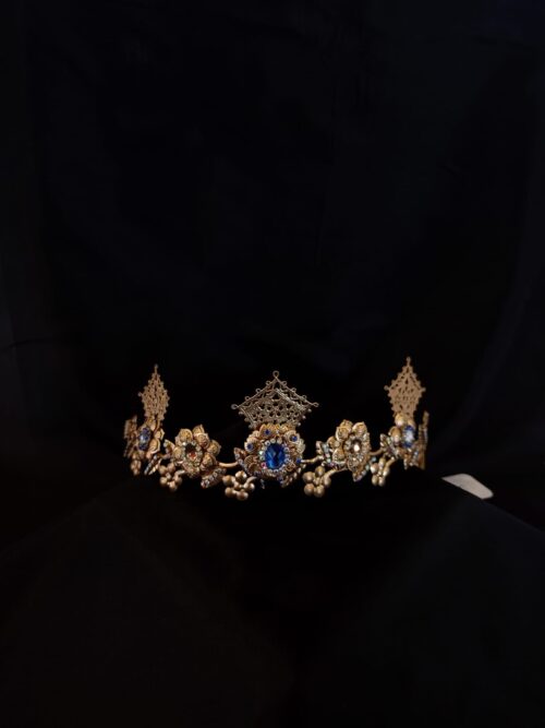 Tiara reina dorada