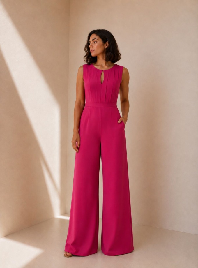Mono de jaretas en fucsia
