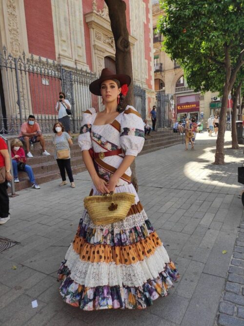 Vestido rociero HINOJO