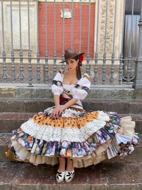 Vestido rociero HINOJO